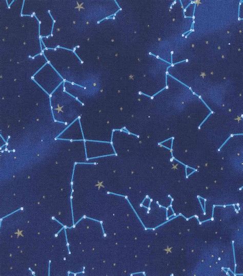 metallic mesh fabric with stars|Star Constellations Novelty Metallic Cotton Fabric .